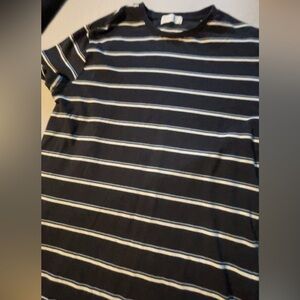Navy Striped Men's Shirt
